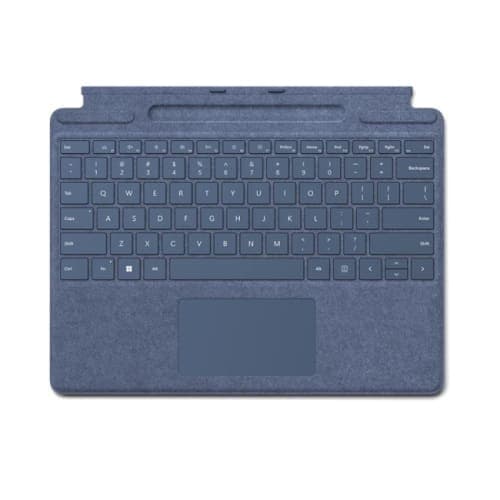 SEALED French English Bilingual Microsoft Surface Pro Keyboard 8XA-00098 Blue